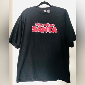 VTG 90’s DEC 25th “They Call Me Santa' Holiday Christmas T-Shirt Size Large